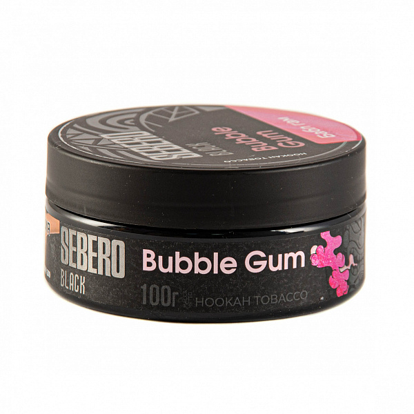 Табак SEBERO BLACK BUBBLE GUM 100 гр в Новосибирске
