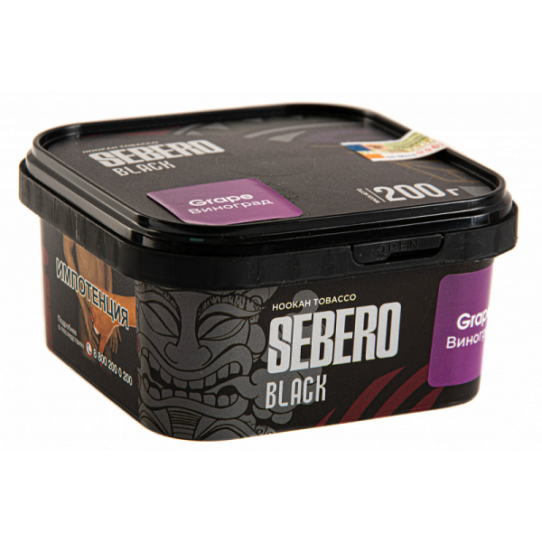 Табак SEBERO BLACK GRAPE 200 гр в Новосибирске