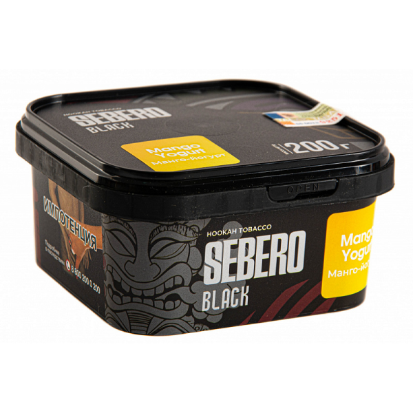 Табак SEBERO BLACK MANGO YOGURT 200 гр в Новосибирске