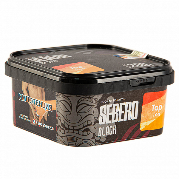 Табак SEBERO BLACK TOP 200 гр в Новосибирске