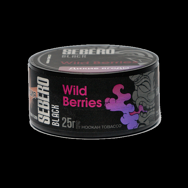 Табак SEBERO BLACK WILD BERRIES 25 гр в Новосибирске