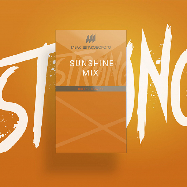 Табак Шпаковского Strong Sunshine MIx (Мюсли Манго) 40 гр в Новосибирске