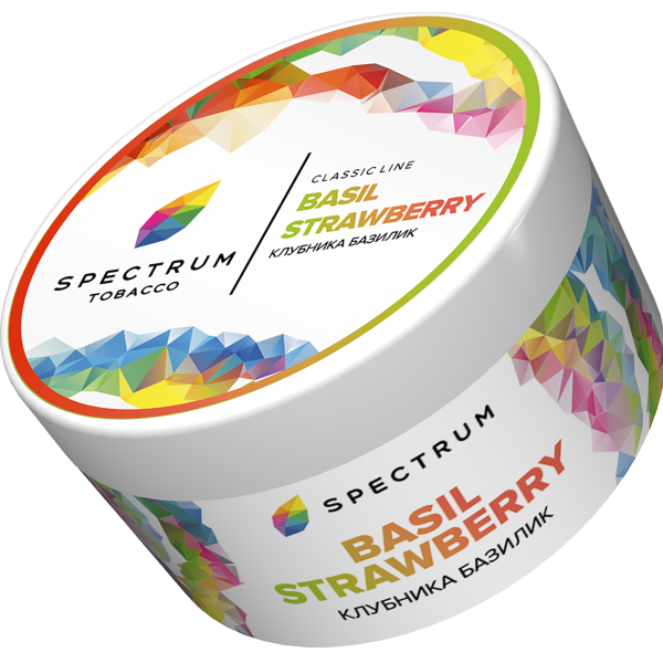 Табак Spectrum Classic BasilStrawberry 200 грамм в Новосибирске