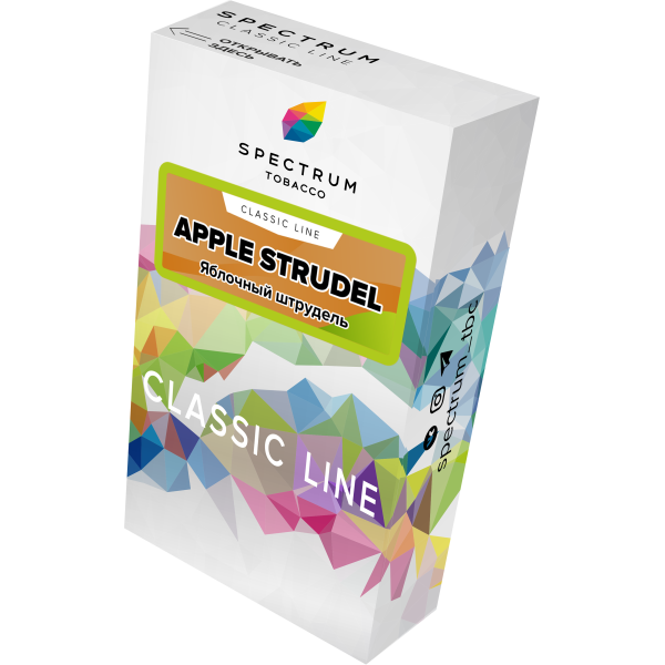 Табак Spectrum Classic apple strudel 40 грамм в Новосибирске