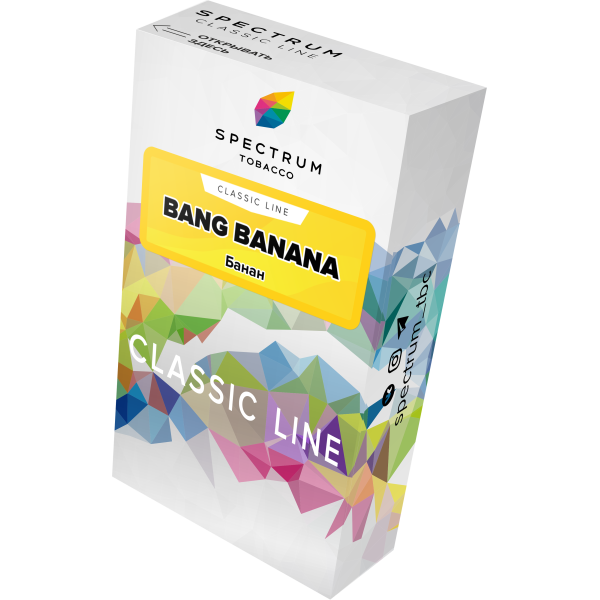 Табак Spectrum Classic bang banana 40 грамм в Новосибирске