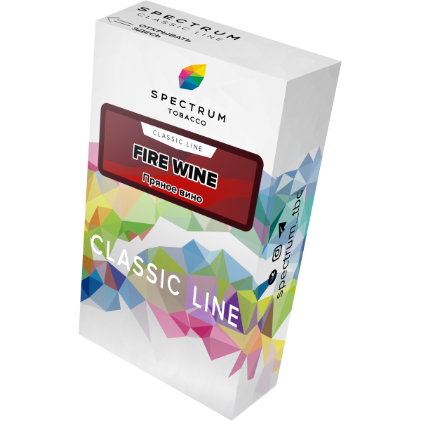 Табак Spectrum Classic fire wine 40 грамм в Новосибирске