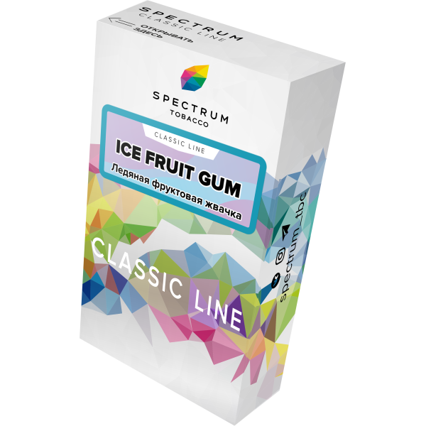 Табак Spectrum Classic ice fruit gum 40 грамм в Новосибирске