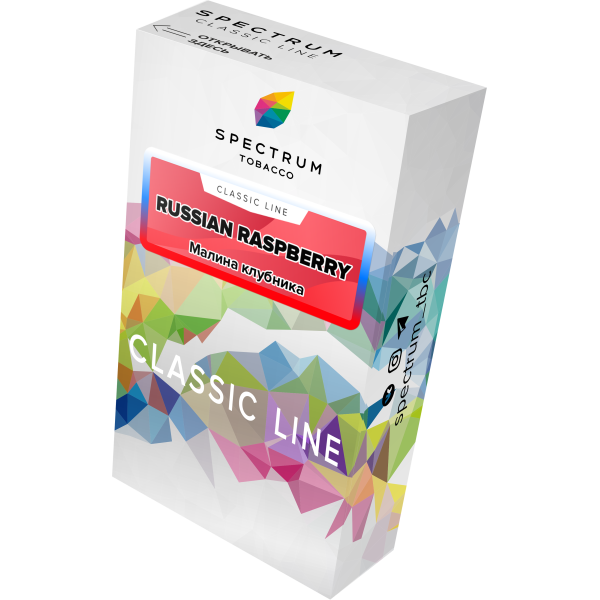 Табак Spectrum Classic russian raspberry 40 грамм в Новосибирске