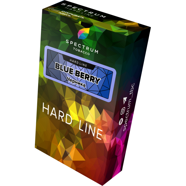 Табак Spectrum Hard blue berry 40 грамм в Новосибирске