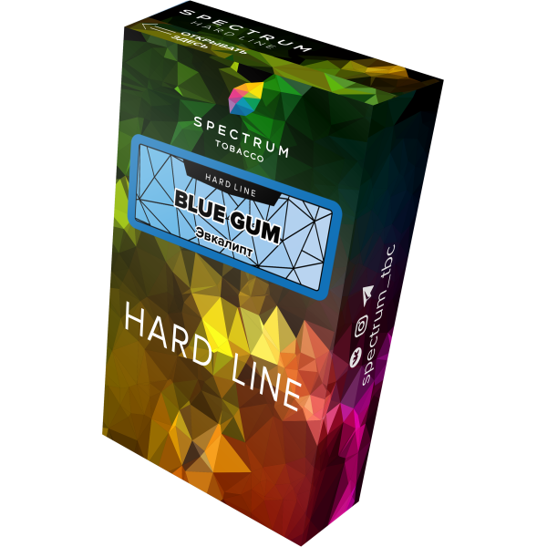 Табак Spectrum Hard blue gum 40 грамм в Новосибирске