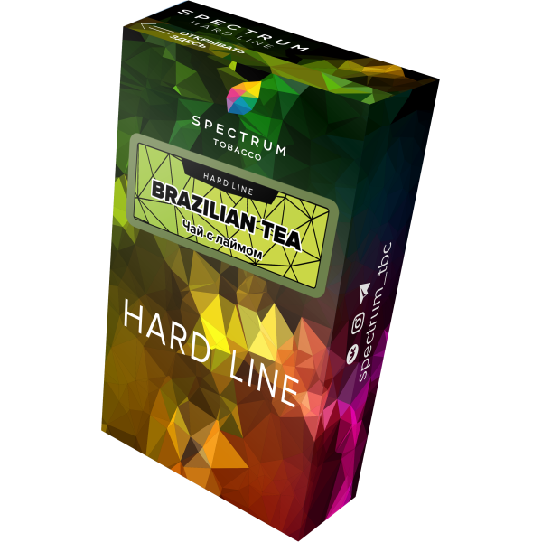 Табак Spectrum Hard brazilian tea 40 грамм в Новосибирске