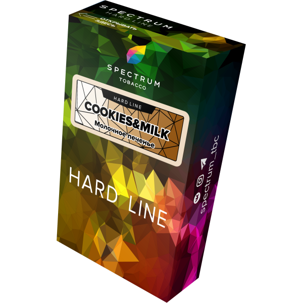 Табак Spectrum Hard cookies milk 40 грамм в Новосибирске