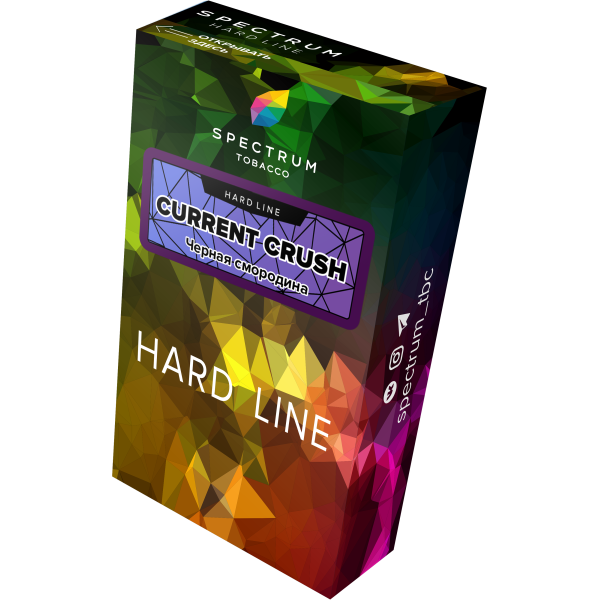 Табак Spectrum Hard current crush 40 грамм в Новосибирске