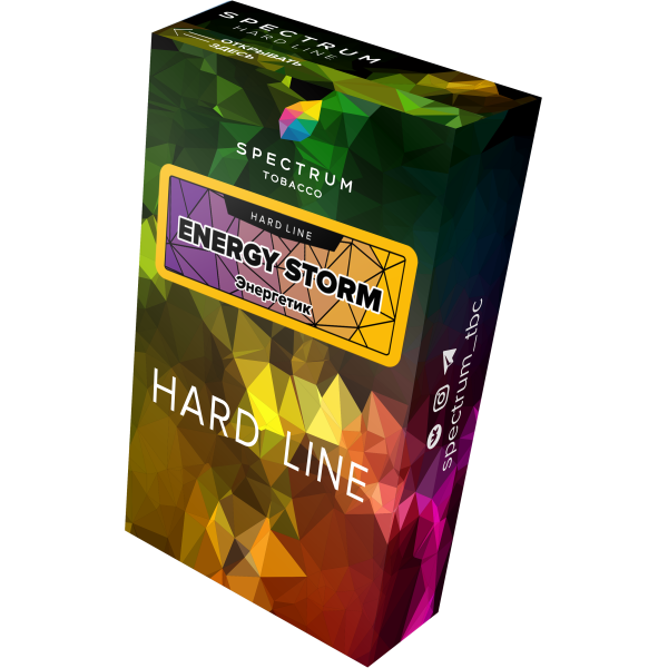 Табак Spectrum Hard energy storm 40 грамм в Новосибирске