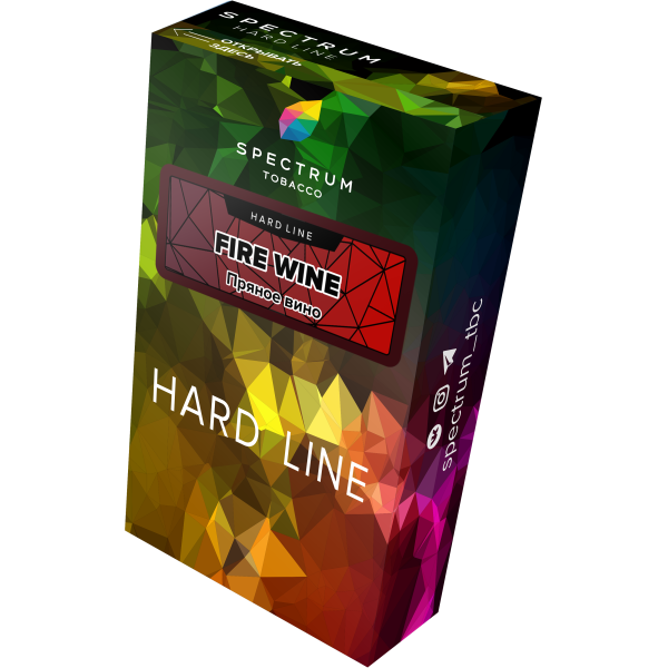 Табак Spectrum Hard fire wine 40 грамм в Новосибирске
