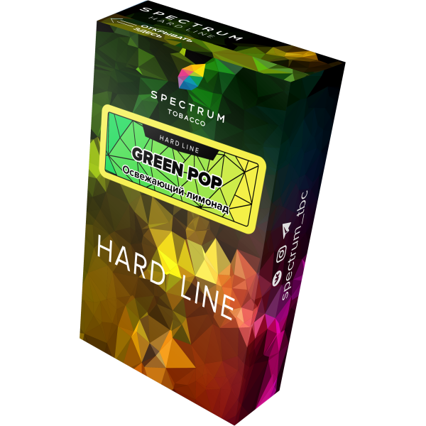 Табак Spectrum Hard green pop 40 грамм в Новосибирске
