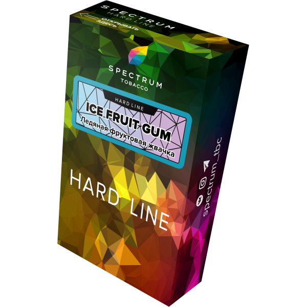 Табак Spectrum Hard ice fruit gum 40 грамм в Новосибирске