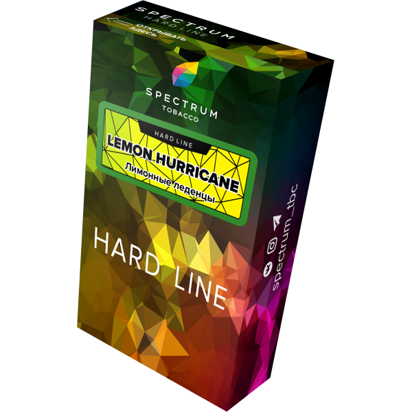 Табак Spectrum Hard lemon hurricane 40 грамм в Новосибирске