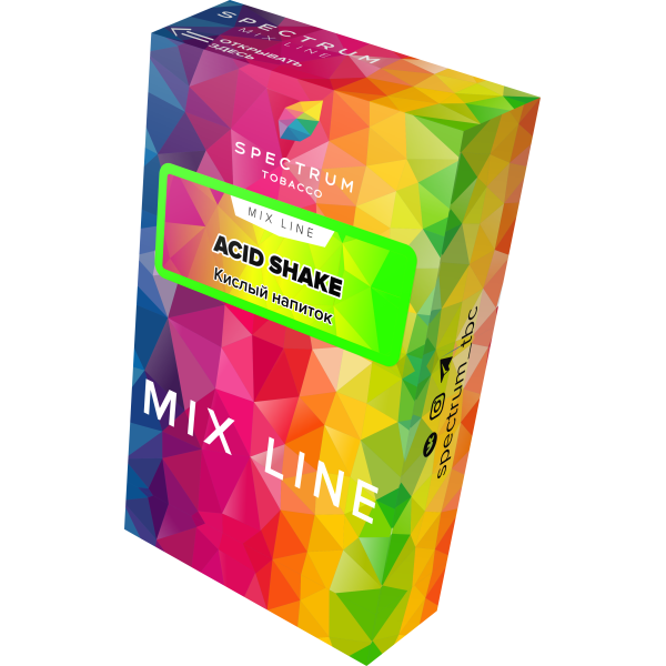 Табак Spectrum Mix Line Acid Shake 40 грамм в Новосибирске
