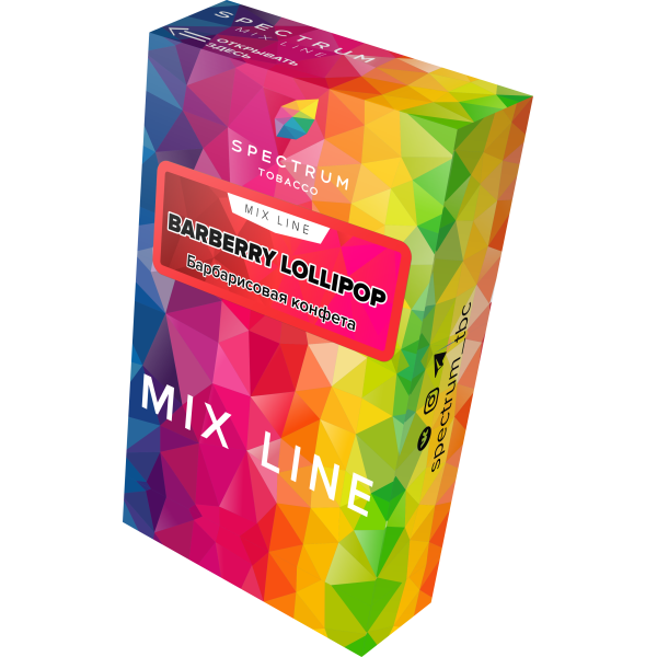 Табак Spectrum Mix Line Barberry Lollipop 40 грамм в Новосибирске