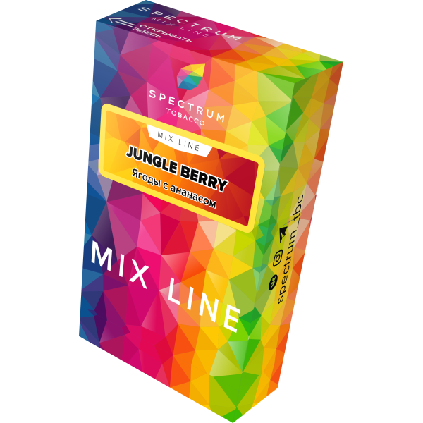 Табак Spectrum Mix Line Jungle Berry 40 грамм в Новосибирске