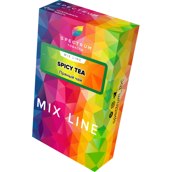 Табак Spectrum Mix Line Spicy Tea 40 грамм в Новосибирске