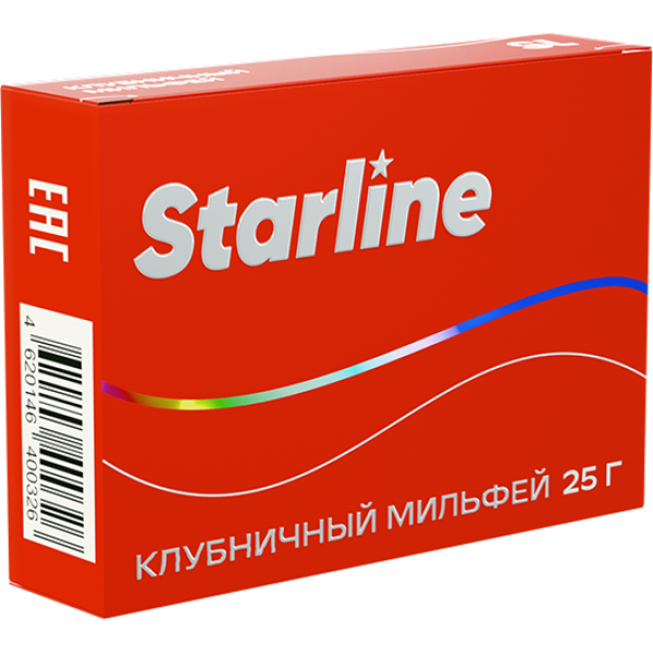 Табак Starline Клубничный мильфей 25 гр в Новосибирске