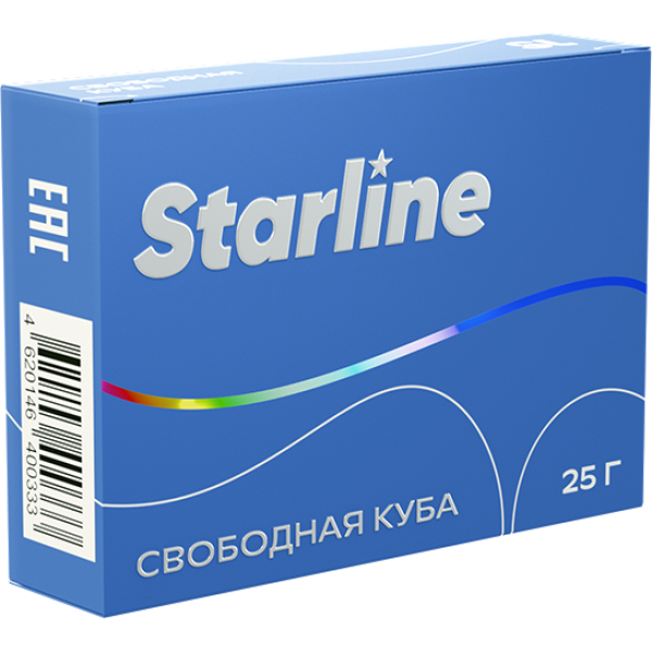 Табак Starline Свободная куба 25 гр в Новосибирске