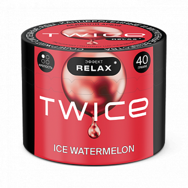 Табак TWICE Ice Watermelon (Ледяной арбуз) 40 гр в Новосибирске