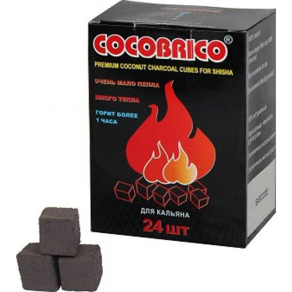 Уголь для кальяна CocoBrico 24 кубика в Новосибирске