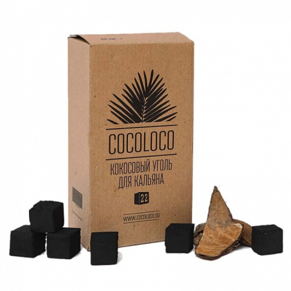 Кокосовый уголь Cocoloco 22мм в Новосибирске