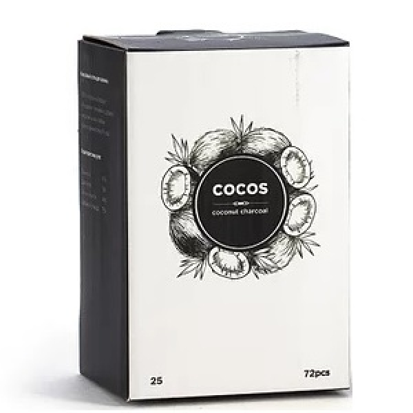 Кокосовый уголь Cocos 25мм для кальяна в Новосибирске