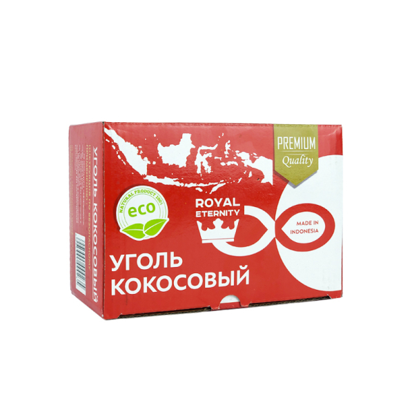 Кокосовый уголь Royal Eternity для кальяна (25 мм, 72 шт) в Новосибирске
