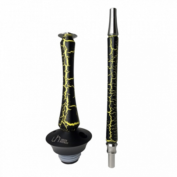 Кальян Union Hookah Sleek Кракле желтый в Новосибирске