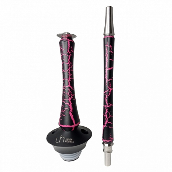 Кальян Union Hookah Sleek Кракле розовый в Новосибирске