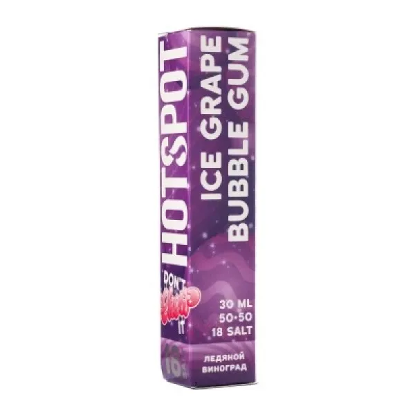 Жидкость HOTSPOT Chow Ice Grape Bubble Gum 30 мл в Новосибирске
