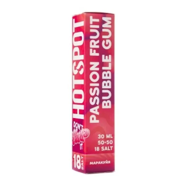 Жидкость HOTSPOT Chow Passion Fruit Bubble Gum 30 мл в Новосибирске