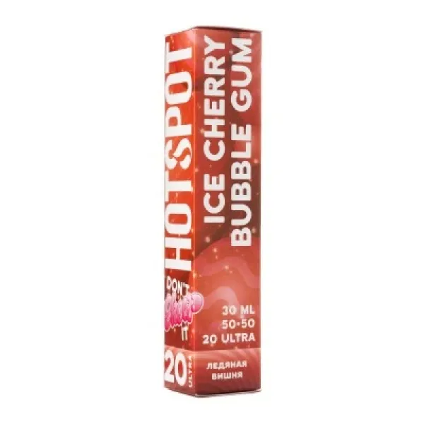 Жидкость HOTSPOT Chow Ultra Ice Cherry Bubble Gum 30 мл в Новосибирске