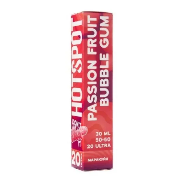 Жидкость HOTSPOT Chow Ultra Passion Fruit Bubble Gum 30 мл в Новосибирске
