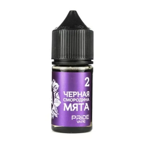 Жидкость Pride Vape Tea Salt Черная смородина мята 30 мл в Новосибирске