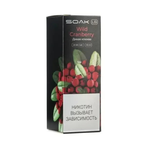 Жидкость SOAK LS Wild Cranberry 30 мл в Новосибирске