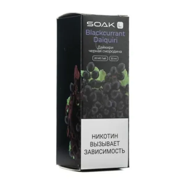 Жидкость SOAK L Blackcurrant Daiquiri 30 мл в Новосибирске