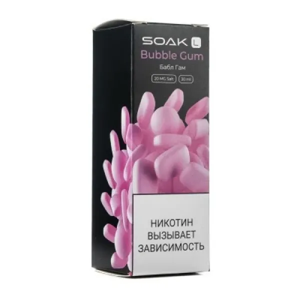 Жидкость SOAK L Bubble Gum 30 мл в Новосибирске