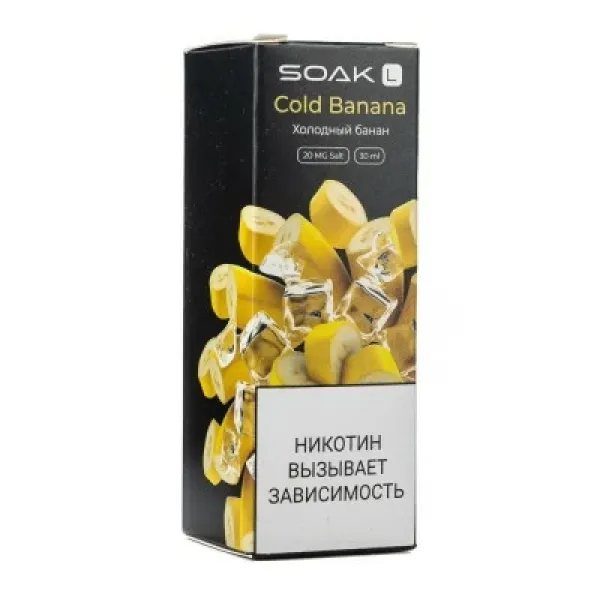 Жидкость SOAK L Cold Banana 30 мл в Новосибирске