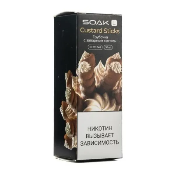 Жидкость SOAK L Custard Sticks 30 мл в Новосибирске