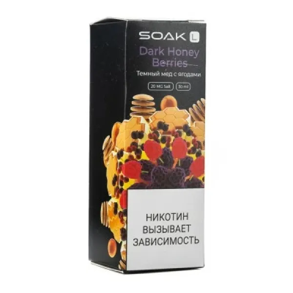 Жидкость SOAK L Dark Honey Berries 30 мл в Новосибирске