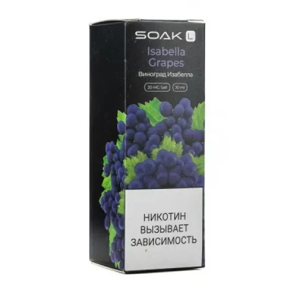 Жидкость SOAK L Isabella Grapes 30 мл в Новосибирске