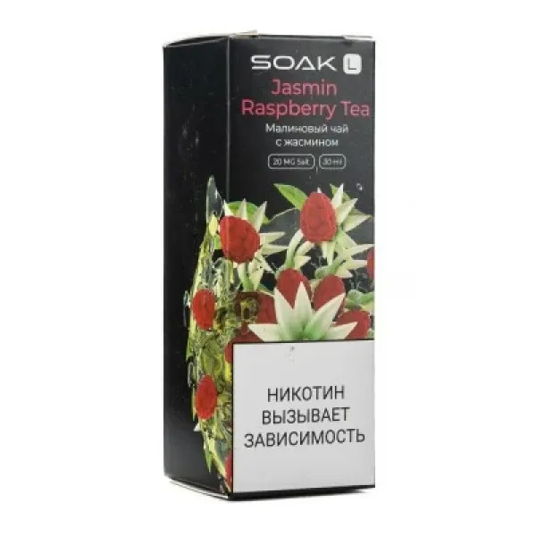 Жидкость SOAK L Jasmin Raspberry Tea 30 мл в Новосибирске