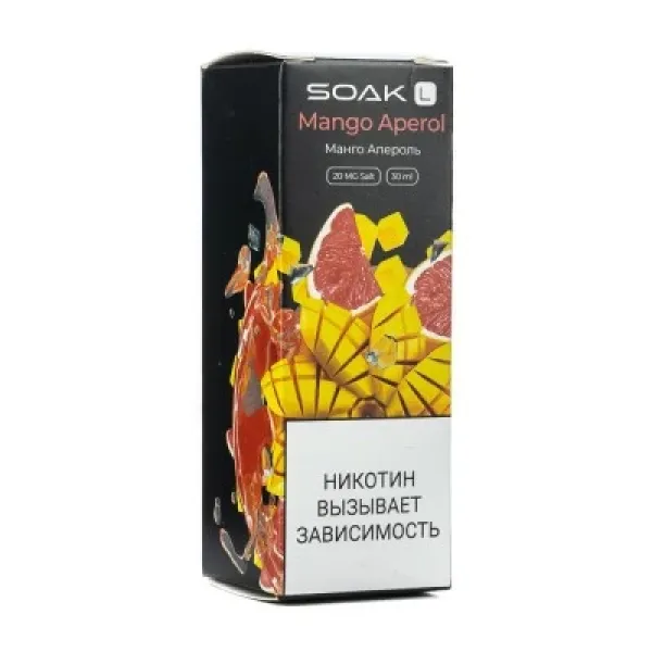 Жидкость SOAK L Mango Aperol 30 мл в Новосибирске