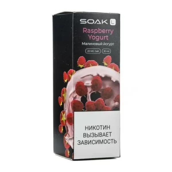 Жидкость SOAK L Raspberry Yogurt 30 мл в Новосибирске